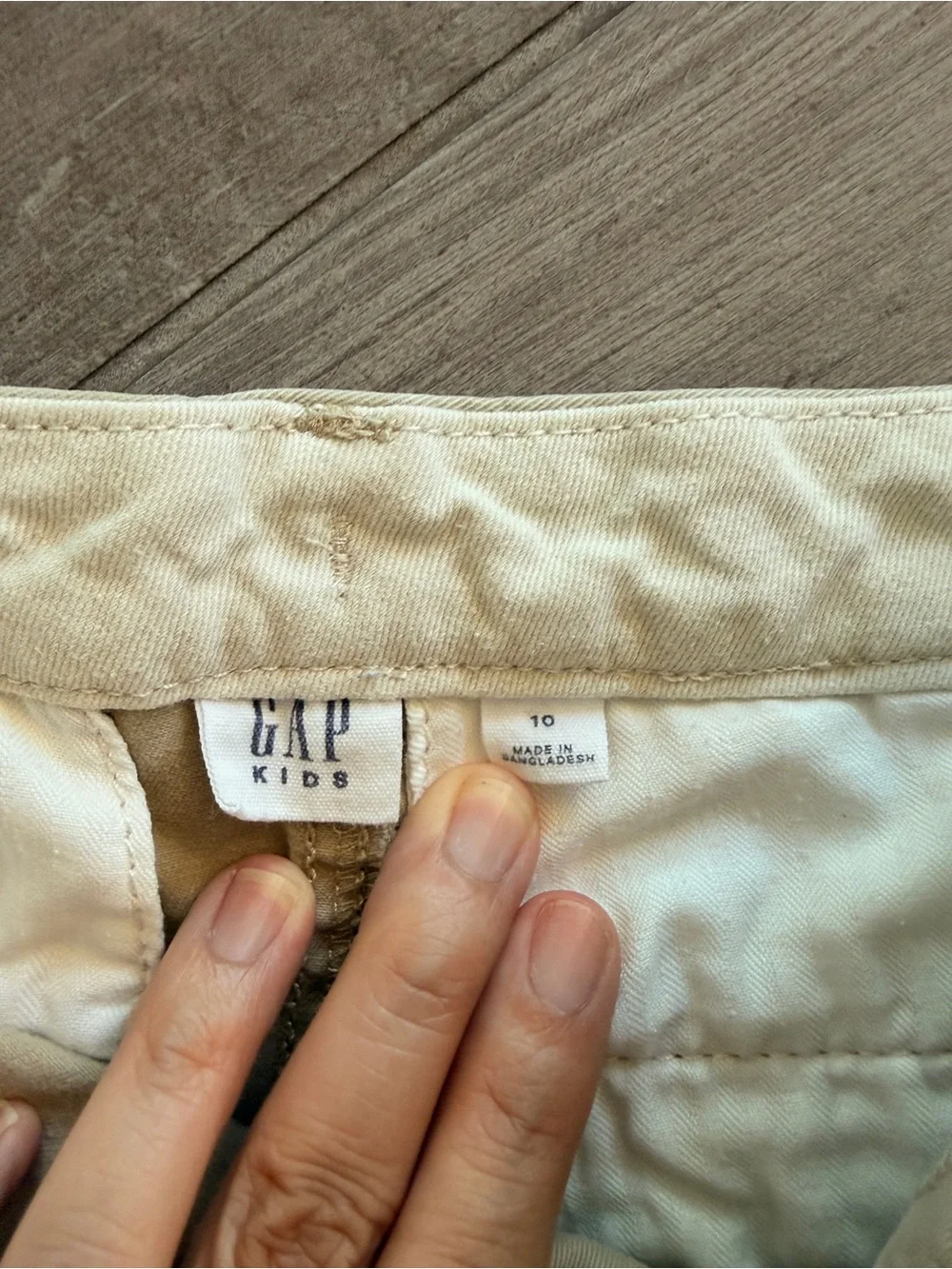 GAP Kids Khaki Shorts, size 10, set of 5